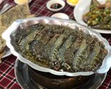 Hình bước làm 1 của món Tôm Hấp Bia