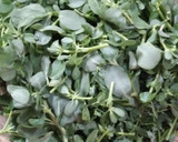Foto del paso 1 de la receta: Verdolaga con cerdo en salsa verde