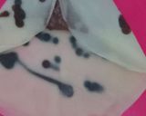 Foto langkah ke 6 dari resep Dadar Gulung Abstrak Vla Coklat.