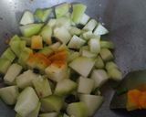 A picture of step 2 of Sauted squash.