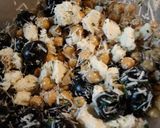 A picture of step 2 of Chickpea, and Olive Salad.