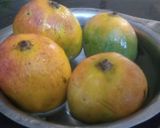 A picture of step 1 of Aam ras.