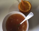 A picture of step 5 of Orange ice tea.
