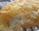 صورة لخطوة 3 من وصفة كنافه بالقشطة بصحن الكب كيك بطريقه سهله