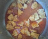 Sárga borsó főzelék sértés pörkölttel recept fázis 3 fotója