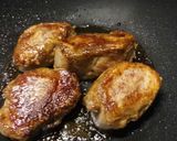 A picture of step 4 of Miale in agrodolce sweet and sour pork.