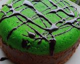 Foto langkah ke 7 dari resep Bolu kukus pandan coklat.