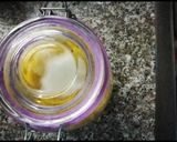 A picture of step 10 of Fresh lemon juice in jar|| and lemonade.