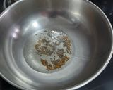 A picture of step 2 of Veg. Babycorn in curd.