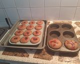 Foto del paso 7 de la receta: Muffins veganos de bananas y cacao rellenos con mermelada de membrillo