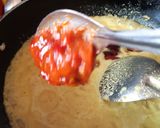 A picture of step 9 of Schezwan matar paneer corn masala.