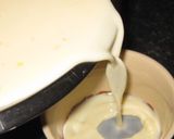 A picture of step 3 of Cream caramel.