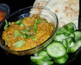 A picture of step 13 of Tawa daal.