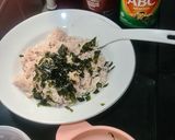 Foto langkah ke 1 dari resep Salmon Mentai Rice.