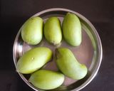A picture of step 1 of Gol keri pickle.