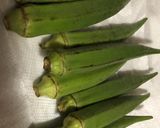 A picture of step 1 of Bharwa Bhindi [ gravy].