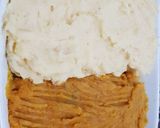 Foto del paso 5 de la receta: Milanesa de carne con puré mixto