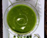 A picture of step 6 of Methi malai mutter soup.