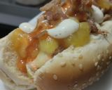 Foto del paso 13 de la receta: Perrito🌭caliente🥓de pollo🍗y tocineta🌭hawaiano🍍