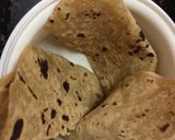 A picture of step 1 of Left over roti laddoo.