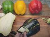Ensalada templada de verduras asadas