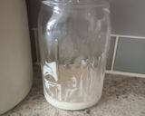 A picture of step 1 of Simplest Sourdough Starter.