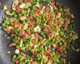 A picture of step 4 of Chinese rice.