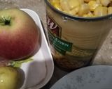 A picture of step 1 of Apple and corn salad.
