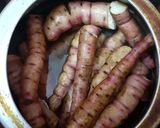 A picture of step 2 of Sweet potato chaat.