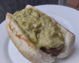 Foto del paso 10 de la receta: Perrito caliente🌭con aguacate🥑🧀y salsa tártara🥯