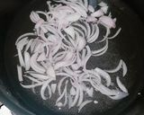 A picture of step 1 of Gobhi (cauliflower) with chicken.