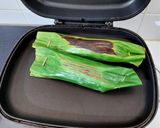 Foto langkah ke 11 dari resep Nasi bakar teri petai.