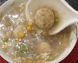 A picture of step 7 of Chicken Meat Balls Soup.