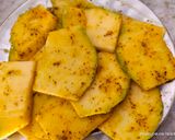 সরষে কুমড়োর বাটার ফ্রাই (sorshe kumro batter fry recipe in Bengali) রেসিপির ধাপ 1 ছবি