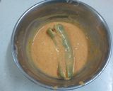 A picture of step 4 of Potato stuffed Chili Bajji.