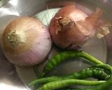 A picture of step 1 of Sweet and spicy Mango curry.