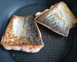 Narancsos-fokhagymás lazac recept fázis 3 fotója
