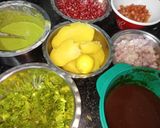 A picture of step 1 of #GA4#Week6#Bhel chat.