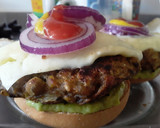 Foto del paso 15 de la receta: Hamburguesas de Arvejas y pencas de acelga de mi casa... 🤔🍔🍔🍔🤨😜!!!