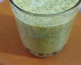 A picture of step 3 of Gulkand sabja thandai.