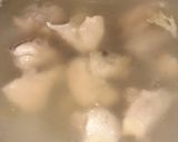 A picture of step 1 of Chinese Rice with Korean Egg Rolls.