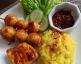 Foto langkah ke 3 dari resep Nasi Kuning Shirataki, untuk diet low carb.