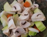 Foto del paso 3 de la receta Crema de calabacín en microondas