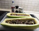 Gluténmentes Húsimádós töltött cukkini recept fázis 7 fotója