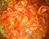 A picture of step 5 of Saim, matar & Aloo ka salan.
