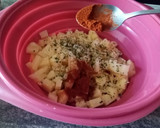 Foto del paso 2 de la receta: Filetes de merluza empanados con patatas en 25 minutos