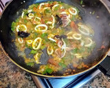 Foto del paso 3 de la receta: Arroz cremoso en caldo de gambas en sartén