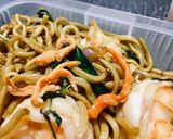 รูปขั้นตอนการทำที่ 3 ของ กุ้งอบยากิโซบะ