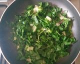A picture of step 2 of Spinach omelette(#AuthorMarathon).