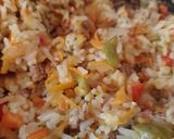Foto del paso 3 de la receta: Guiso de carne de cerdo con arroz y vegetales